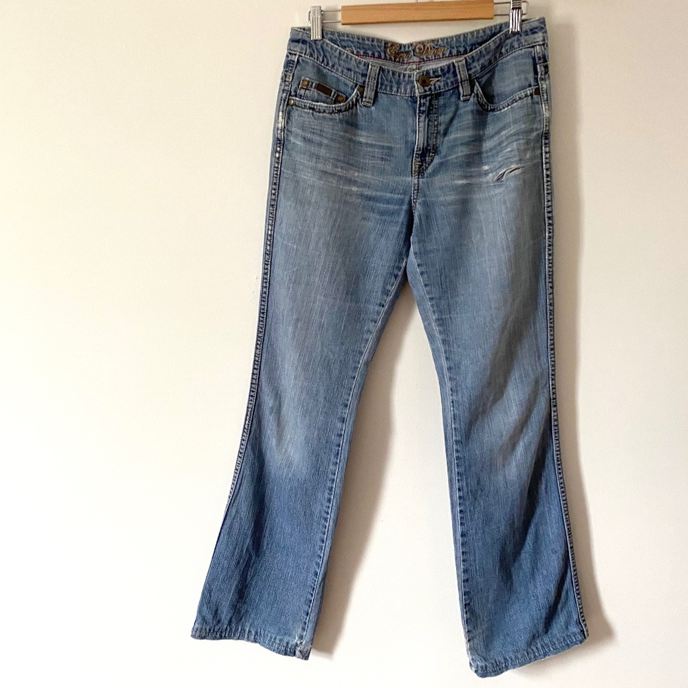 Vintage Esprit Jeans Size 8 Regular, Worn In, Holes, Frayed, Thrashed, Faded